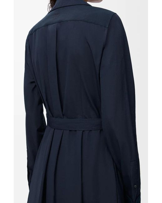 Loewe Blue Draped Dress