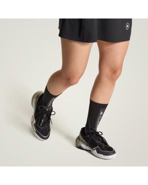 Adidas By Stella McCartney Black Barricade Lace-Up Sneakers