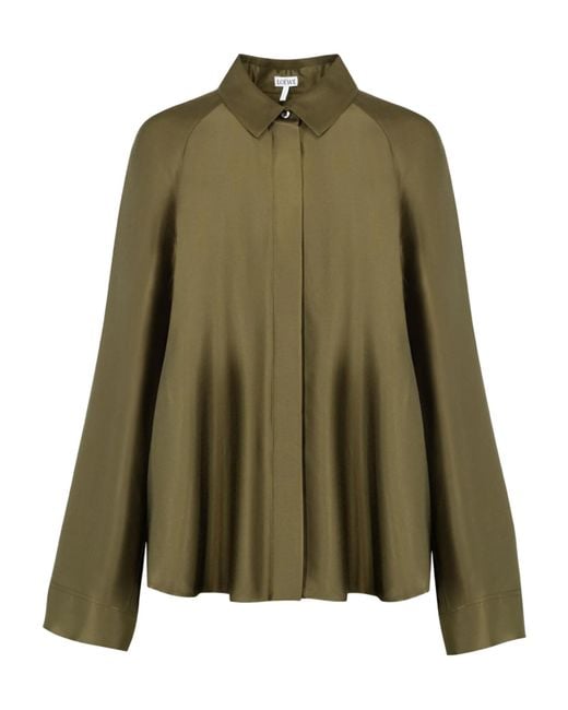 Loewe Green Cape Shirt