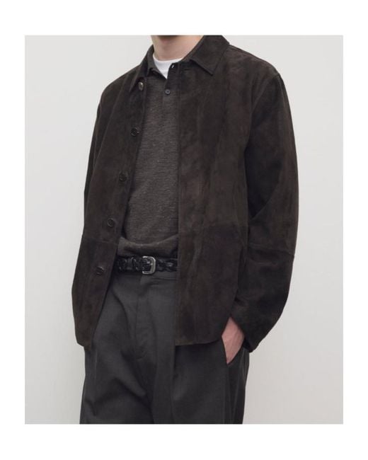 The Row Black Ulrich Jacket for men