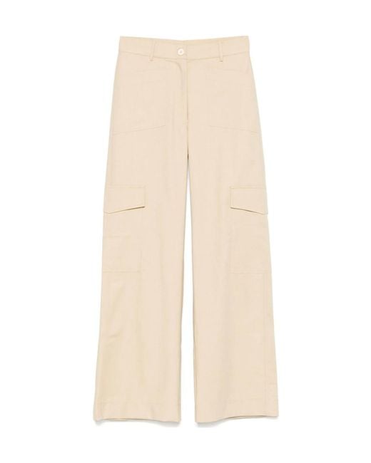 GIMAGUAS Natural Casual Pants With Belt Loops