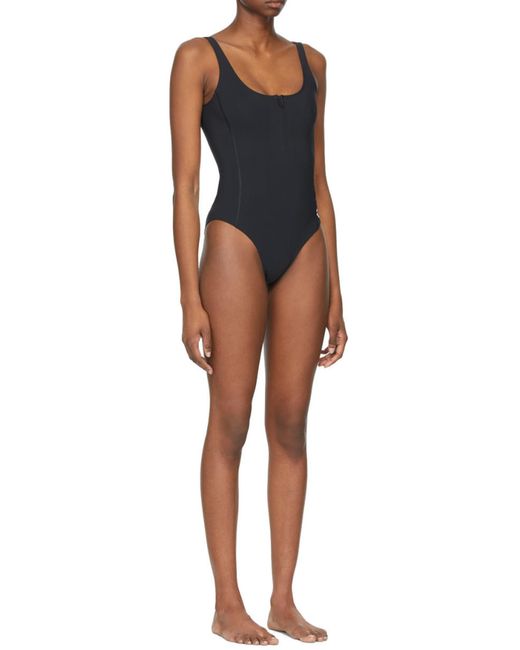Moncler Black Logo-Print Sleeveless Bodysuit