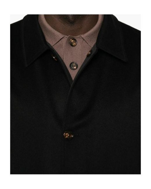 KIRED Black Long-Sleeved Coat for men