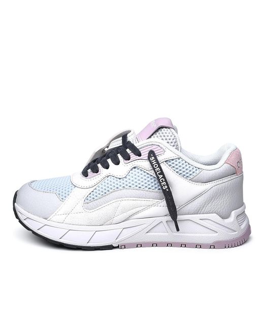Off-White c/o Virgil Abloh White Kick Off Lace-Up Sneakers