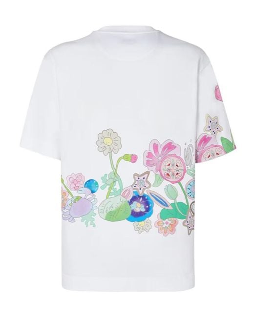 Fendi White Fantastic Future T-Shirt for men