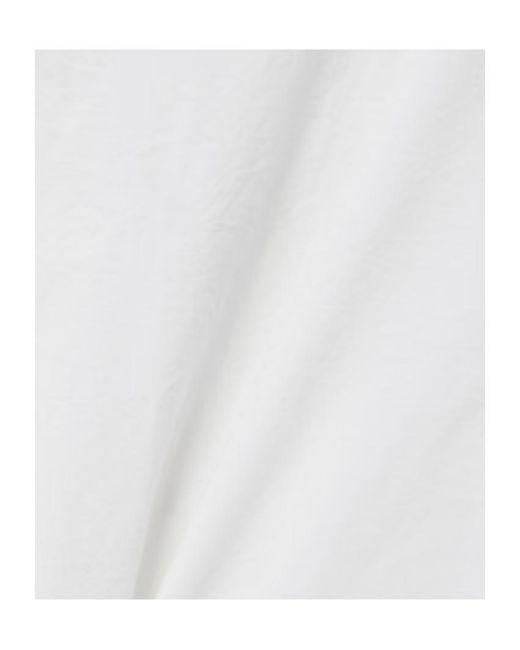 The Row White Come Long-Sleeved Blouse