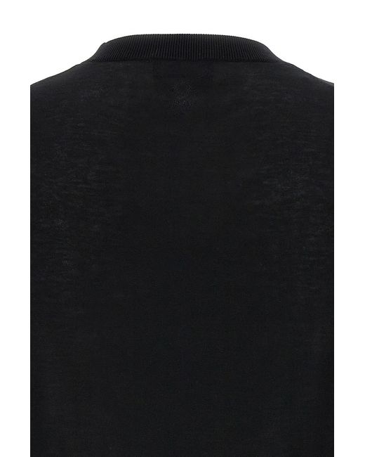 Ballantyne Black Classic Crewneck Jumper for men