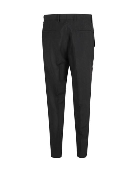 Prada Black Straight Casual Pants for men