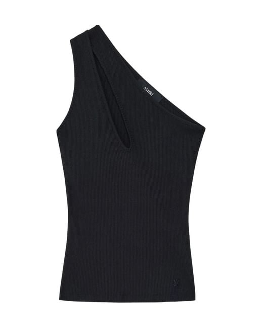 Amiri Black Ma Asymmetric Top
