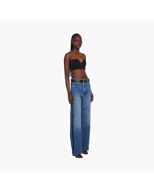 Miu Miu Blue Five-Pocket Denim Jeans