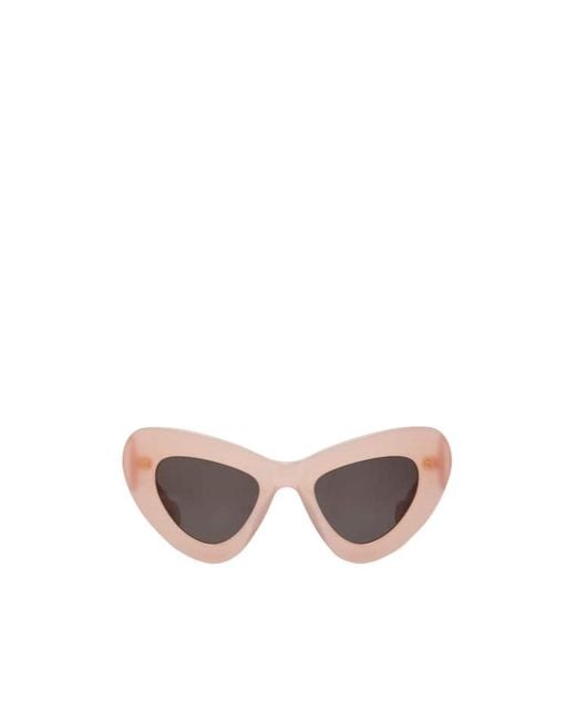 J.W. Anderson Pink Butterfly Cat-Eye Sunglasses