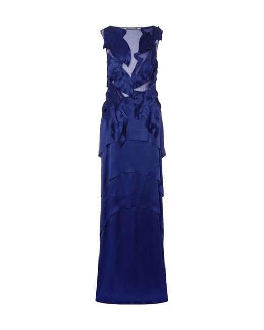 Alberta Ferretti Blue Dress