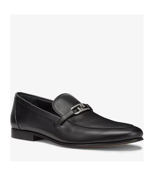 Fendi Black O'Lock Slip-On Loafers for men