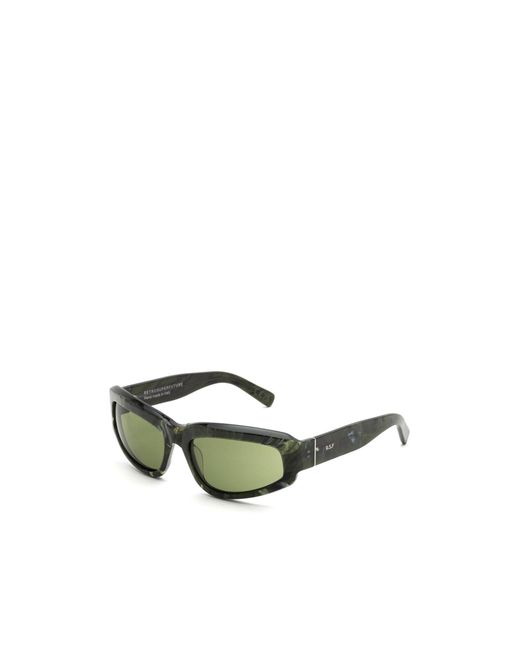 Retrosuperfuture Green Motore Cat-Eye Frame Sunglasses for men