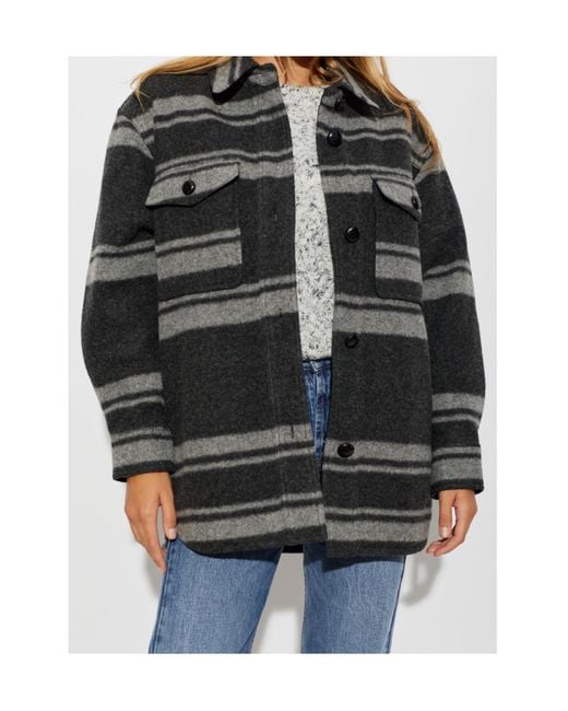 Isabel Marant Black Long-Sleeve Casual Jacket