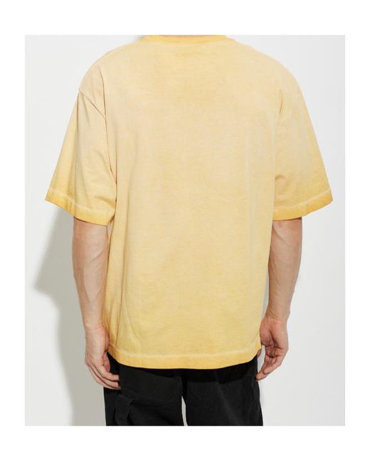 Off-White c/o Virgil Abloh Natural Arrow Printed Crewneck T-Shirt for men