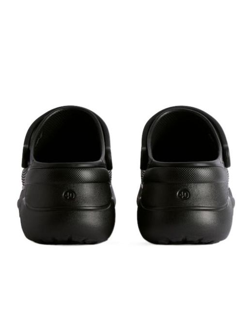 Balenciaga Black X Crocs X Mule Jibbitz Sandals