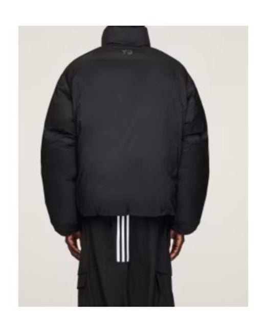 Y-3 Black Puffer Jacket for men