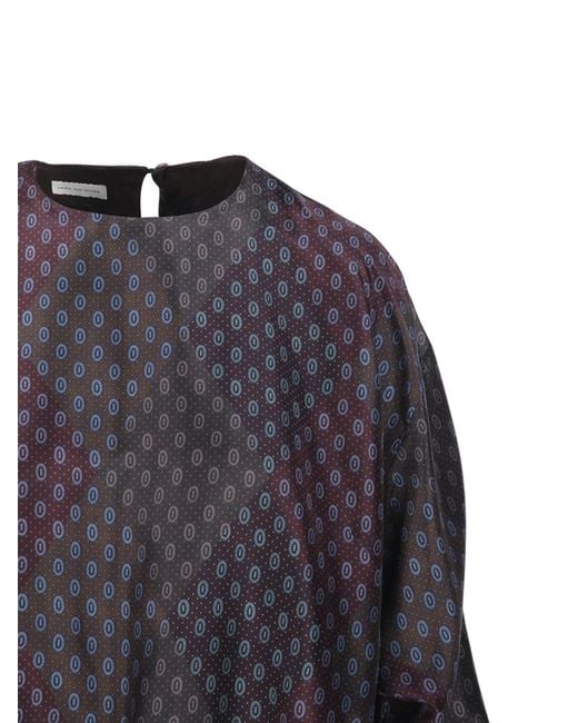Dries Van Noten Gray Blouses