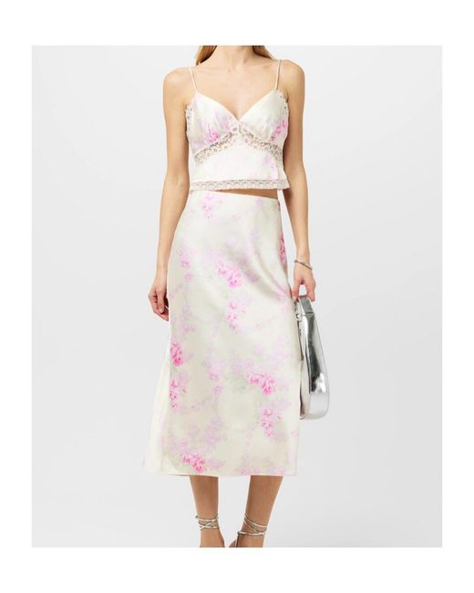 LoveShackFancy Pink Sleeveless Camisole