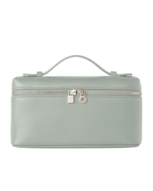 Loro Piana Gray Extra Pocket L19 Shoulder Bag