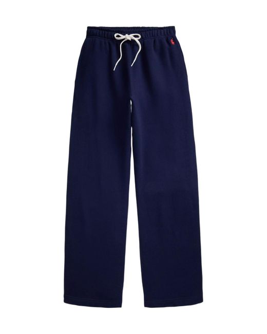 Polo Ralph Lauren Blue Wide Open Hem Fleece Joggers