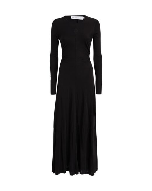 Proenza Schouler Black Knitted Backless Dress