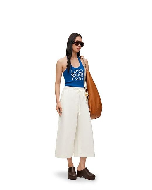 Loewe White Cropped Trousers