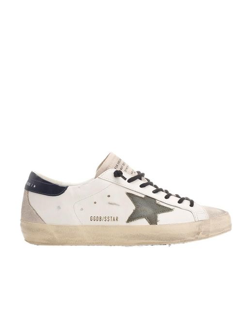Golden Goose Deluxe Brand White Super-Star Sneakers for men