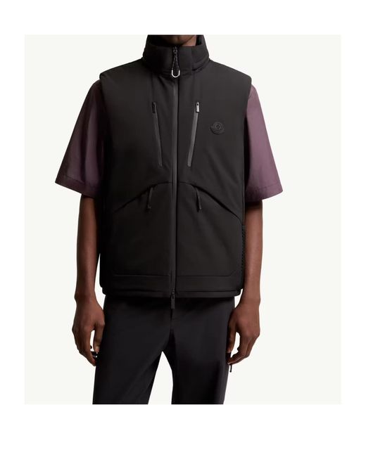 Moncler Black Aludra Down Vest for men