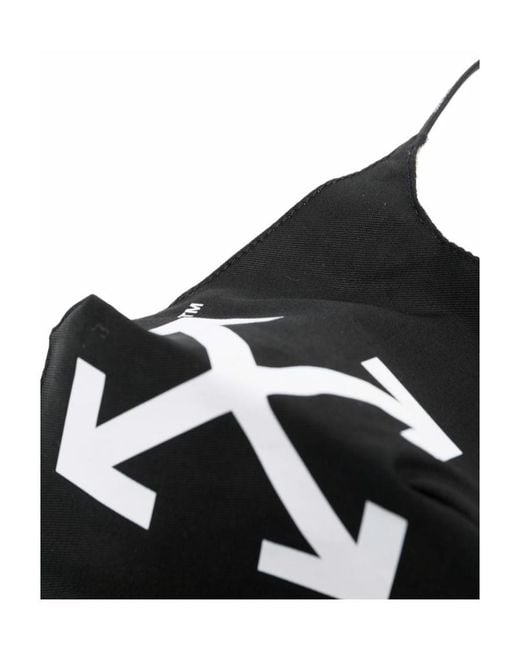 Off-White c/o Virgil Abloh White Arrow Logo Printed Face Mask for men