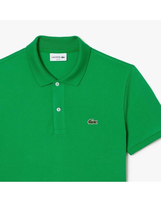 Lacoste Green Shortsleeve Polo Shirt for men