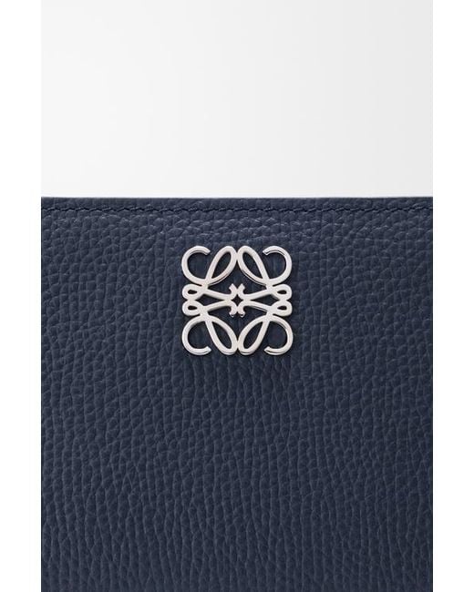 Loewe Blue Anagram Mini Wallet