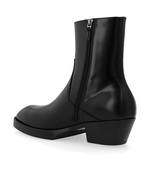 Bottega Veneta Black Side Zipped Boots for men