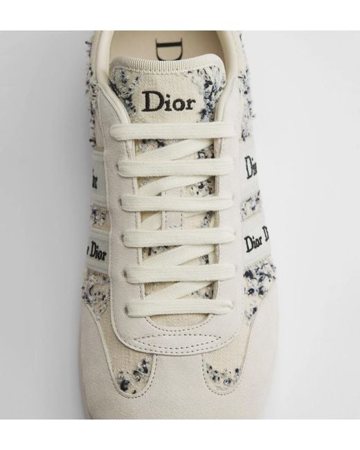 Dior White Ribbon Sneaker