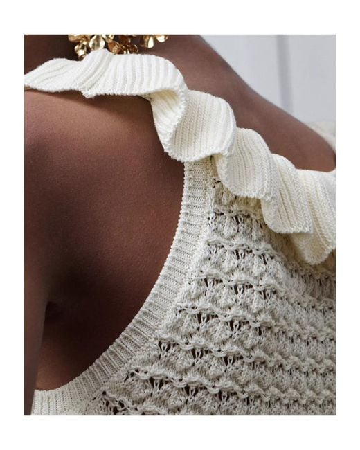 Dior White Iviera Fitted Sweater Vest