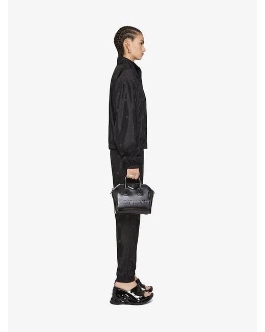Givenchy Black 4G Zipped Tracksuit Jacket for men