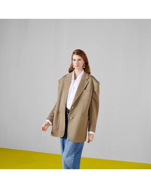 Gucci Brown Single-Breasted Blazer