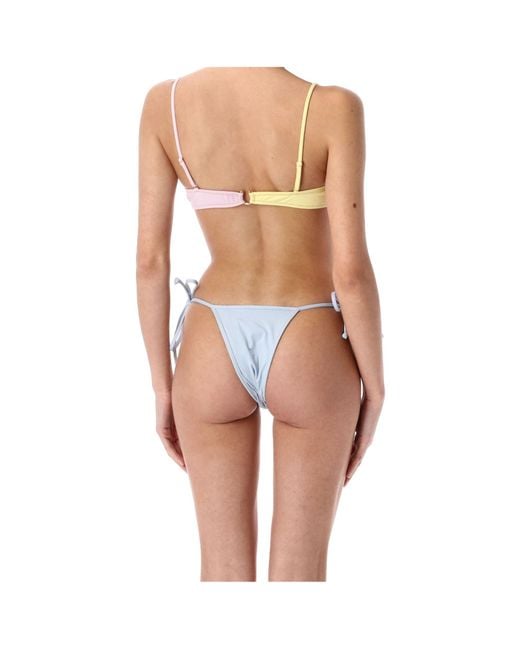 Reina Olga Pink Hammond Demi Cup Bikini Top