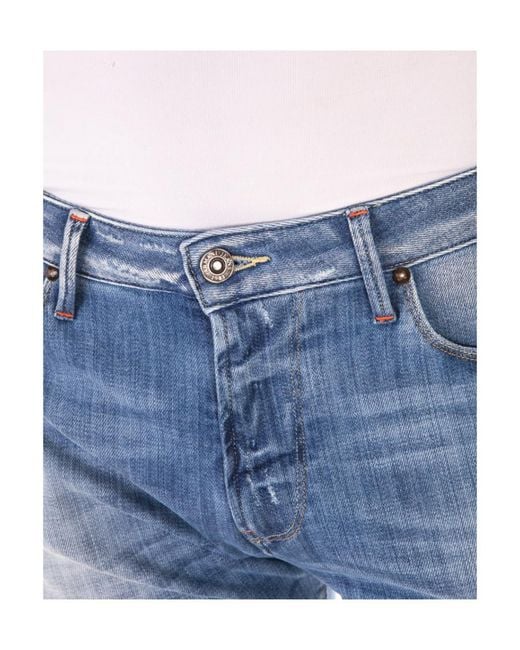 Armani Jeans Blue Straight Jeans for men