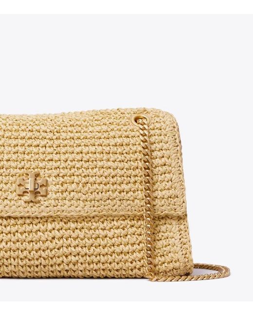 Tory Burch Natural Woven Chain Shoulder Bag