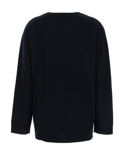 P.A.R.O.S.H. Blue P.A.R.O..H. Crew Neck Knitted Sweater