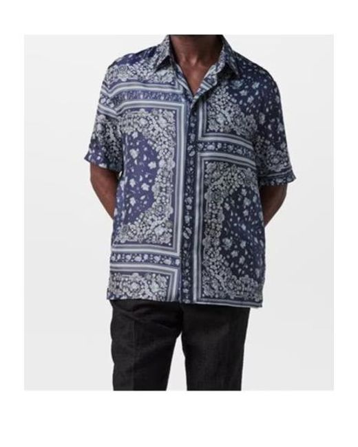 Fendi Blue Bandana Ss Sn53 for men