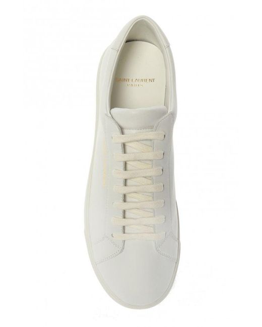 Saint Laurent White Andy Sneakers