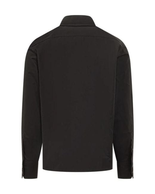Tom Ford Black Long Sleeved Buttoned Shirt for men