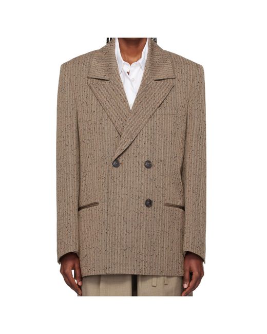 Rohe Brown Double Breasted Blazer