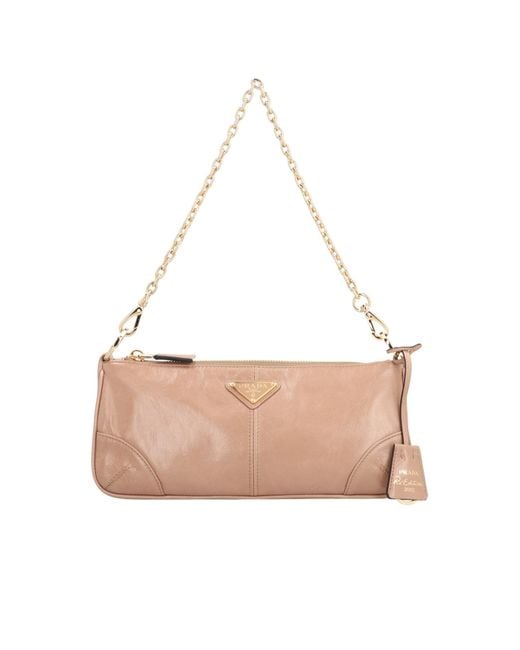 Prada Pink Chain Shoulder Bag