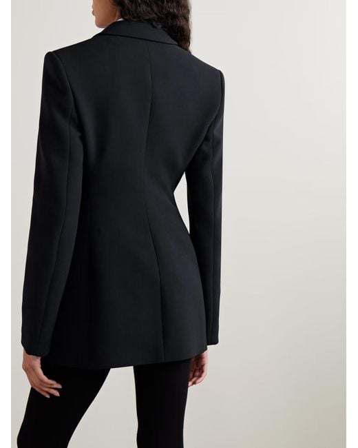 The Row Black Fontana Wool Blazer