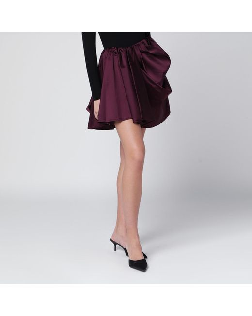 Ganni Red Irregular Skirt