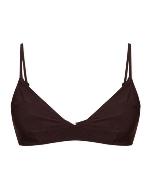 Tory Burch Brown Triangle Cup Bralette